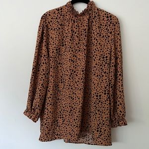 Cheetah blouse